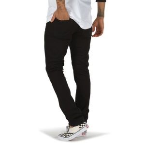 Men’s Vans V76 Black Skinny Jean size 28X30